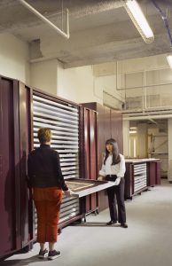 Flat Textile Museum Storage Cabinet