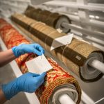 Rolled Textile Museum Storage Cabinet