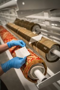 Rolled Textile Museum Storage Cabinet