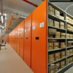 Archival storage at Liverpool Library